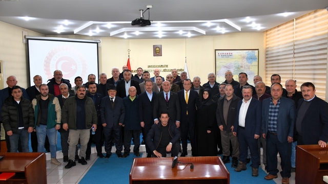 Ovacık muhtarları taleplerini İl Genel Meclisi'ne iletti