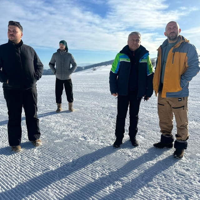 Keltepe kayak festivali öncesi hazırlıklar yerinde incelendi