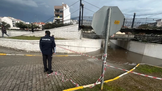 Germencik Belediyesi'nden sağanak yağışa karşı önlem
