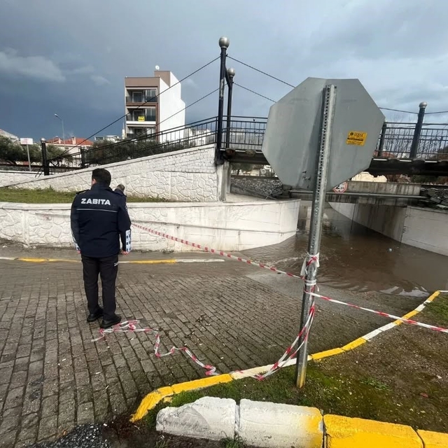 Germencik Belediyesi'nden sağanak yağışa karşı önlem