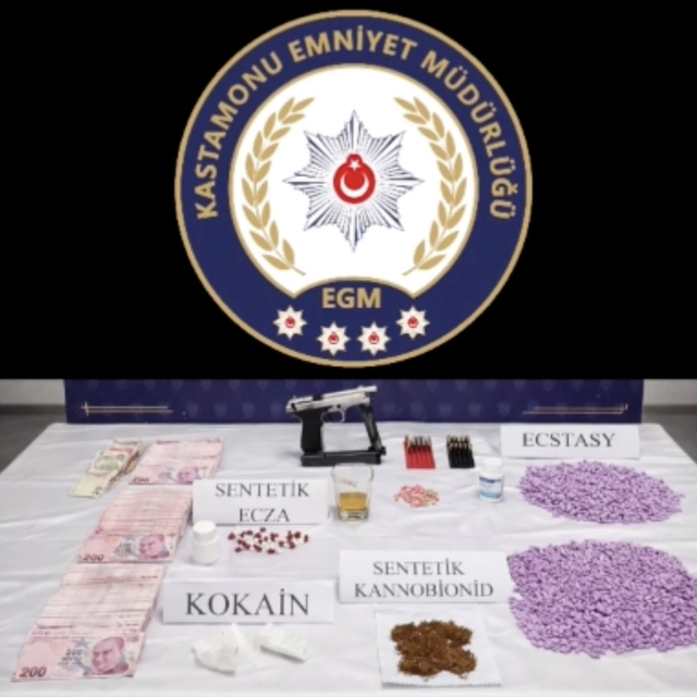 Kastamonu'daki uyuşturucu operasyonunda 1 şüpheli tutuklandı
