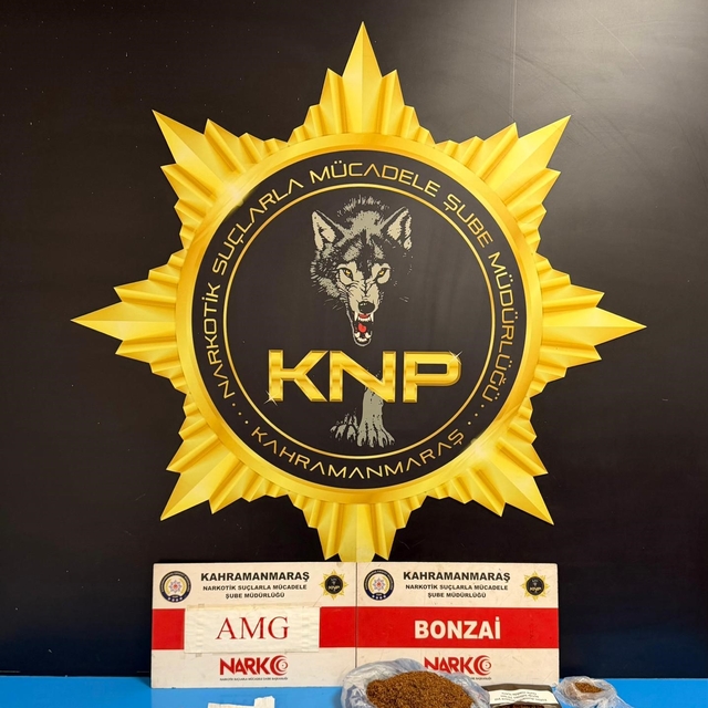 Kahramanmaraş'ta 401 gram bonzai maddesi ele geçirildi