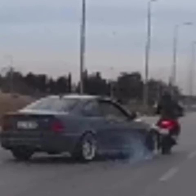 Drift yapan lüks otomobil sürücüsüne 58 bin 217 lira ceza kesildi