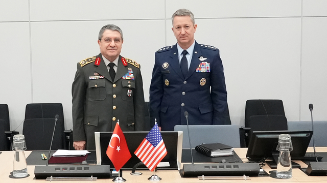 Genelkurmay Başkanı Orgeneral Bayraktaroğlu, ABD'li mevkidaşı Orgeneral Caine ile görüştü