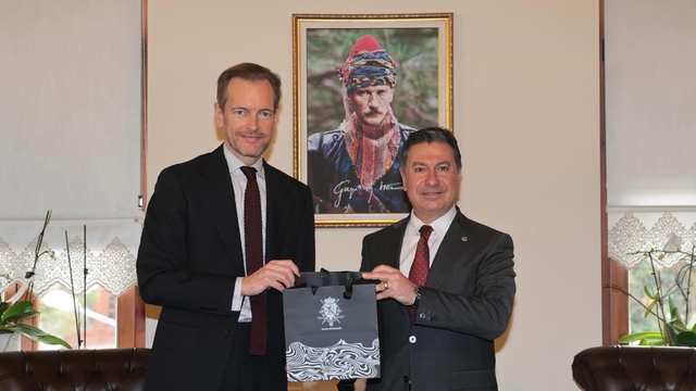 Başkan Aras Belçika Krallığı Ankara Büyükelçisini ağırladı