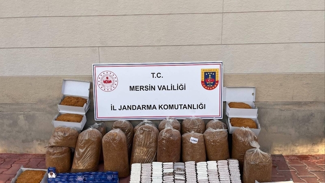 Mersin'de 13 bin 500 kaçak makaron ele geçirildi