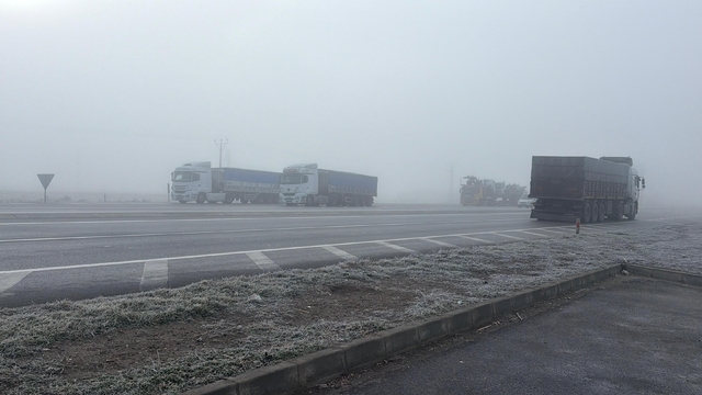 Afyonkarahisar'da sis etkili oldu