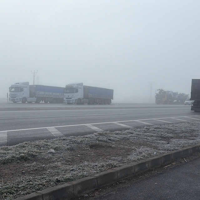 Afyonkarahisar'da sis etkili oldu