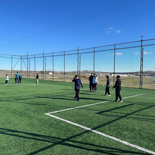 Mahmudiye'deki spor tesisleri hizmet veriyor