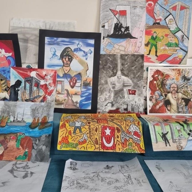 Bayburt'ta ortaokul öğrencilerine yönelik 'Çanakkale' konulu yarışma düzenl...