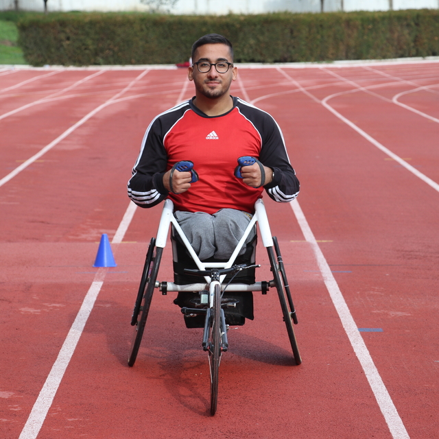 Para atlet Umut, dünya dördüncüsü olduğu Fransa'da bu kez zirveye odaklandı