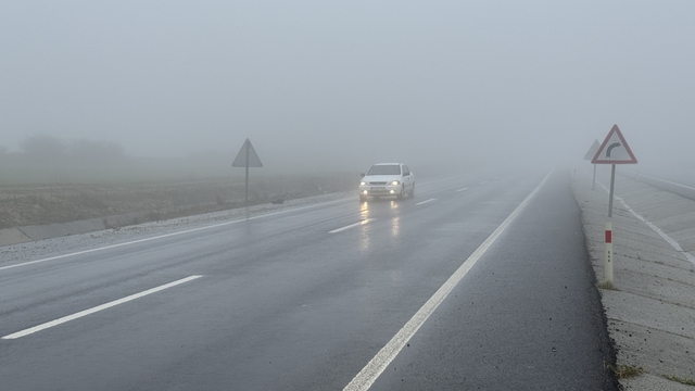 Tekirdağ'da sis etkili oldu