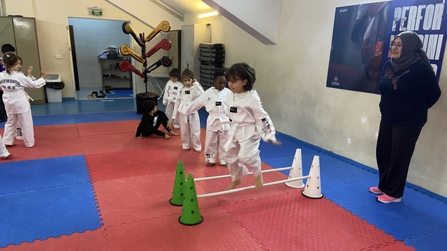Porsuk Spor Salonu'nda taekwondo eğitimleri aralıksız sürüyor