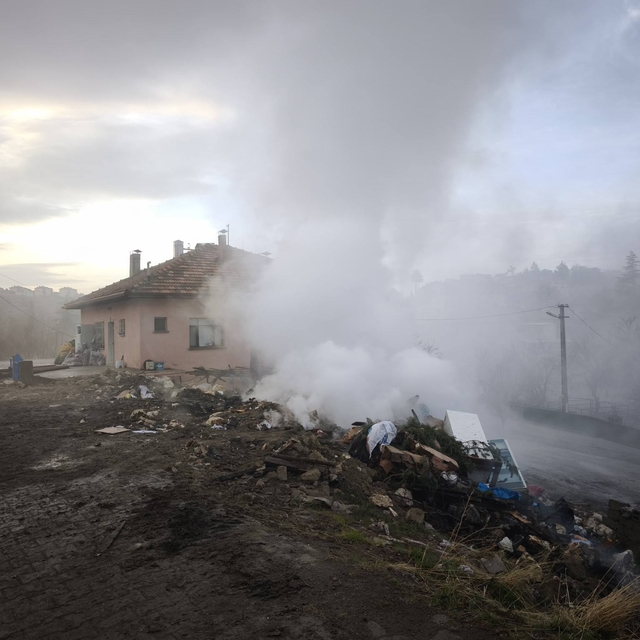 Burdur'da evde çıkan yangında 1 kişi yaralandı