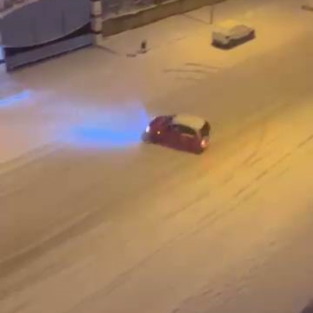 Kar üstünde tehlikeli hareket: Kayıp dirft attı