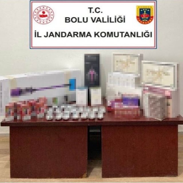 Bolu'da kaçak ürünler ele geçirildi
