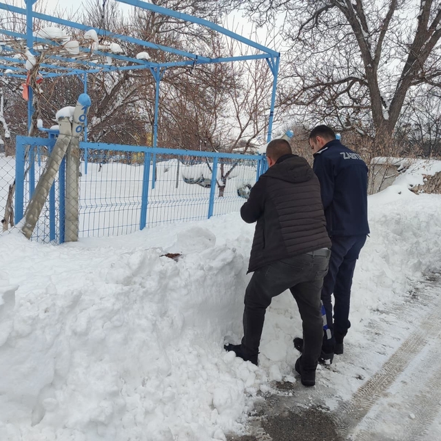 Bünyan'da sokak hayvanlarına mama desteği