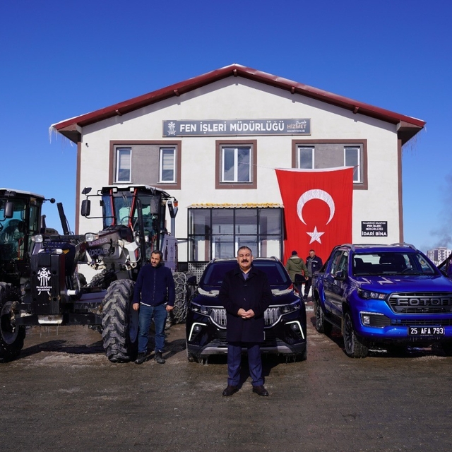 Palandöken Belediyesi araç filosunu güçlendirmeyi sürdürüyor