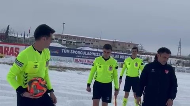 Kahramanmaraş İstiklalspor - 1461 Trabzon FK maçı kar sebebiyle ertelendi