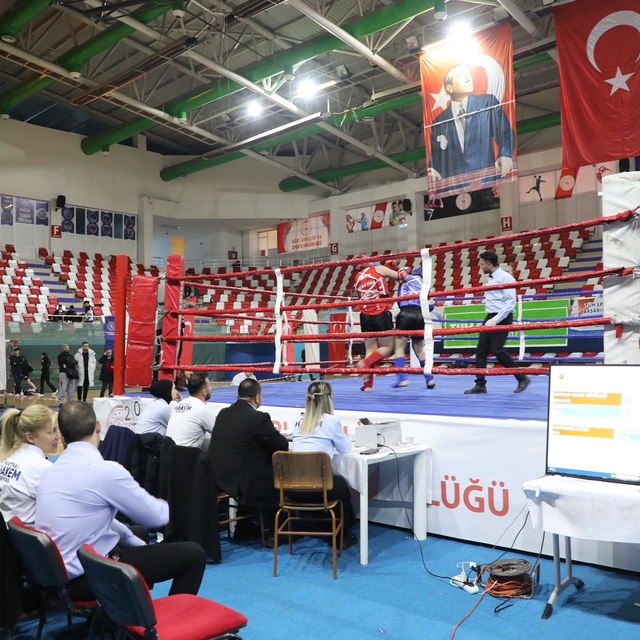 Ağrı'da Muay Thai Doğu Anadolu Bölge Şampiyonası başladı