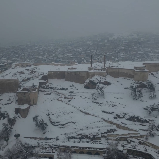 Şanlıurfa'da kar yağışı