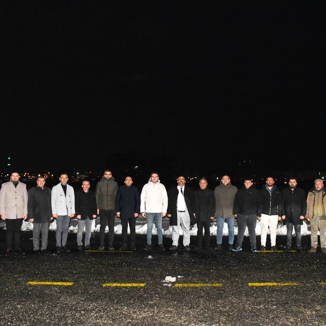 Kaymakam Çakır, karla mücadele çalışmalarını yerinde inceledi