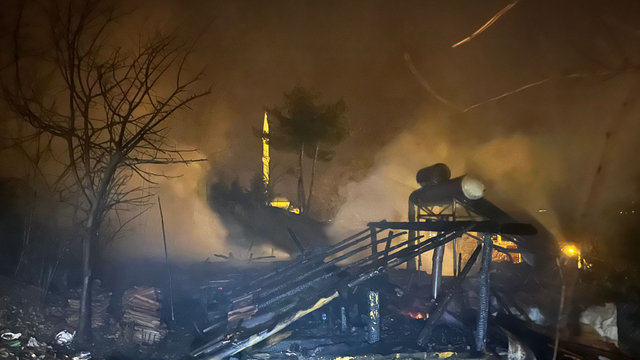 Tokat'ta ev yangını