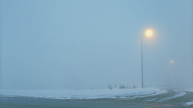 Kayseri'de görüş mesafesine sis engeli