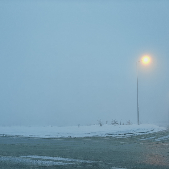 Kayseri'de görüş mesafesine sis engeli
