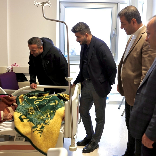 Akçadağ Belediye Başkanı Ulutaş'tan hastane ziyareti