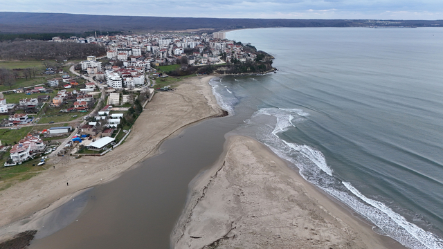 Kırklareli'nde Mert Gölü yeniden denizle birleşti