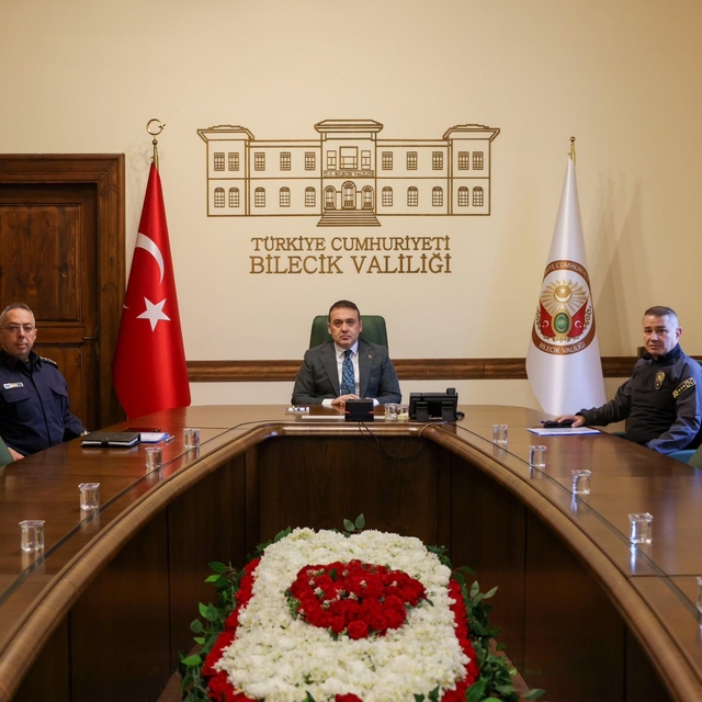 Bilecik'te güvenlik toplantısı gerçekleştirildi