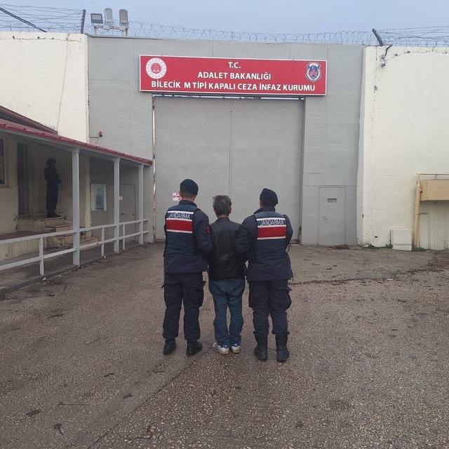 Bilecik'te 3 yıl 9 ay hapis cezası bulunan şahıs yakalandı