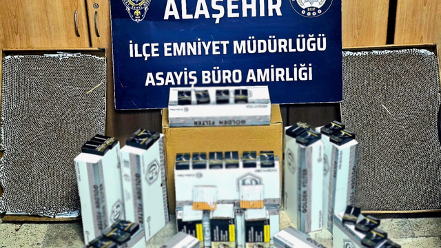 Alaşehir'de 23 bin 750 makaron ele geçirildi