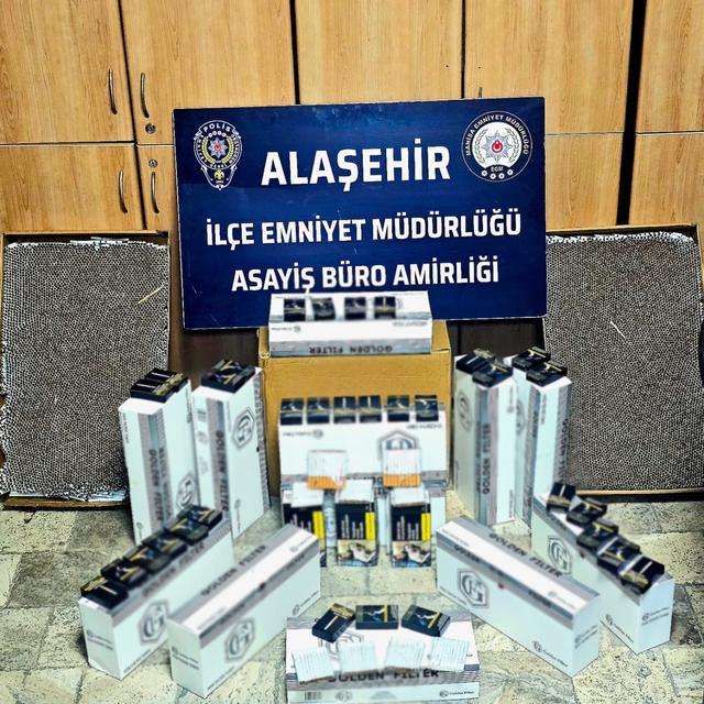 Alaşehir'de 23 bin 750 makaron ele geçirildi