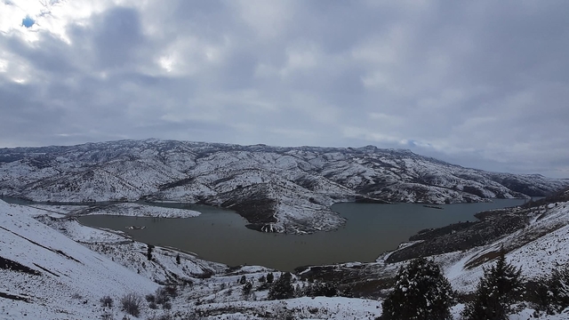 Bozkır Barajı'nda su seviyesi yağışlarla hızla yükseliyor