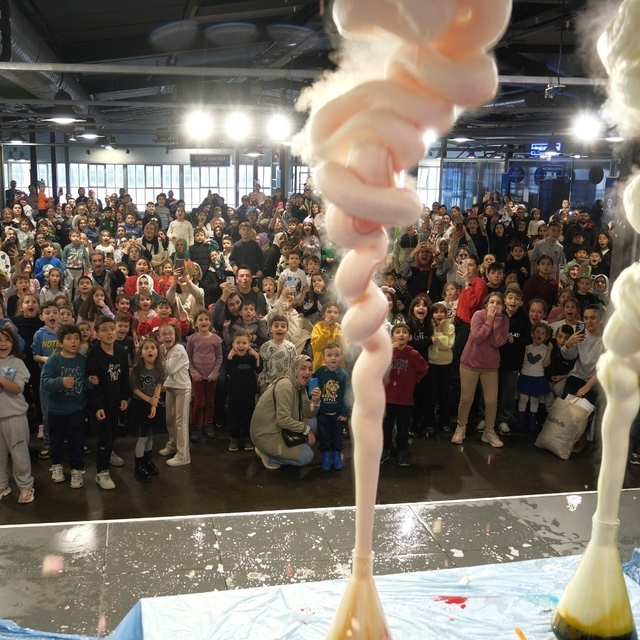 Yarıyıl tatilinde Bilim Merkezi'nde eğlence dorukta
