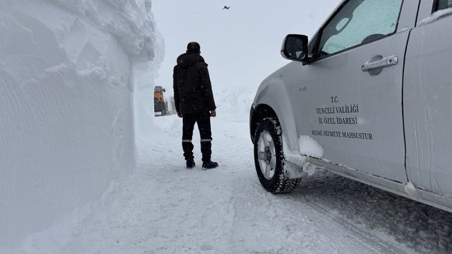 Tunceli'de 83 köy yolu ulaşıma kapalı