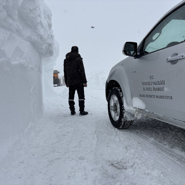 Tunceli'de 83 köy yolu ulaşıma kapalı
