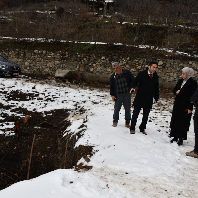 Gümüşhacıköy Kaymakamı Güneş'ten köy ziyaretleri