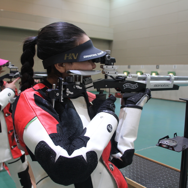 Türkiye Havalı Silahlar 16-18 yaş altı milli takımı Mersin'de kampa girdi