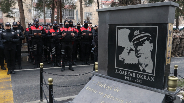 Şehit Emniyet Müdürü Gaffar Okkan ve 5 mesai arkadaşı Diyarbakır'da anıldı