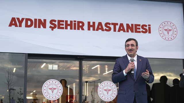 Cumhurbaşkanı Yardımcısı Yılmaz Aydın Şehir Hastanesi'nin açılışında konuştu: