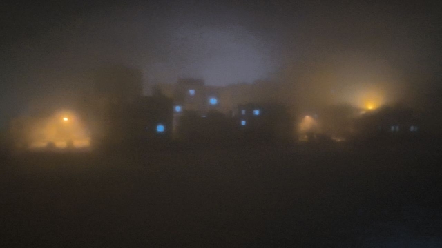 Gercüş'te sis etkili oldu