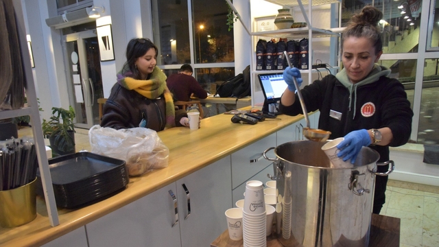 Bilecik'te sınav haftasında öğrencilere sıcak çorba desteği