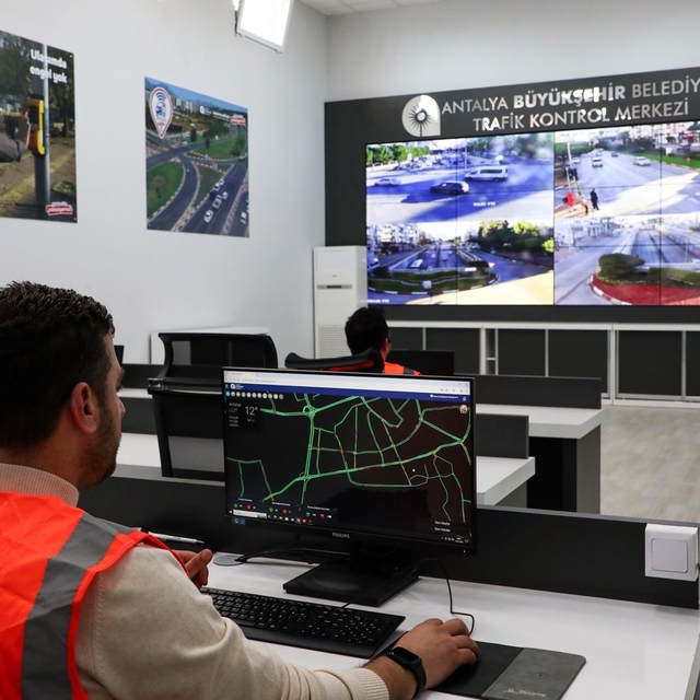 Antalya trafiği 7/24 takip altında