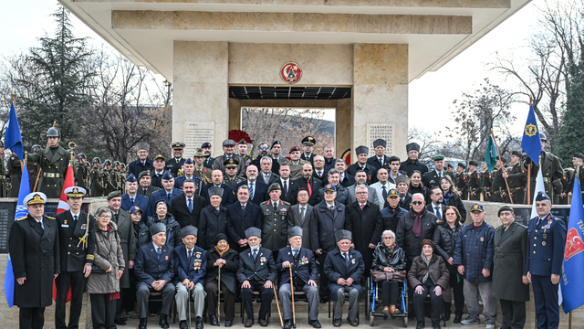 Türk Tugayı'nın Kore'de Kumyangjang-Ni Muharebesini kazanmasının 75'inci yılı dolayısıyla tören düzenlendi