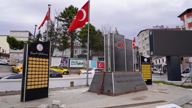 Korgan'da meydan projesi devam ediyor