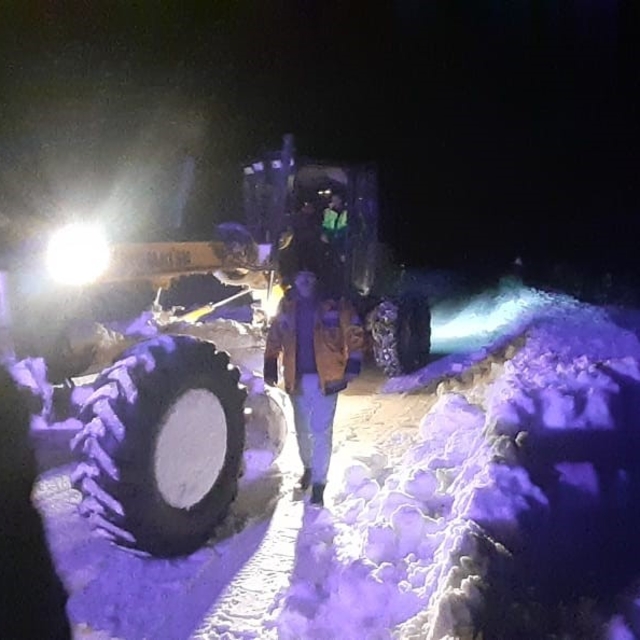 Sivas'ta kar esareti: Hastaya 4 saatte ulaşıldı