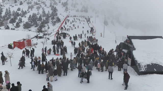 Ergan Kayak Merkezi sömestirde doldu taştı